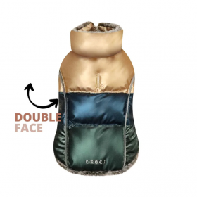 Водоустойчиво яке за кучета Croci PADDED  JACKET  RHAPSODY - с две лица